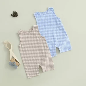 Cute Toddler Striped Sleeveless Romper Jumpsuit