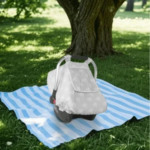 Soft and Breathable Carseat Cover for Travel and Daycare
