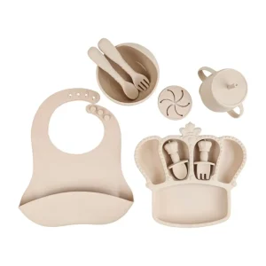 9Pcs Silicone Baby Feeding Set