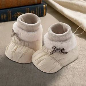 Cute Toddler Winter Socks with Grippy Soles for Cozy First Steps